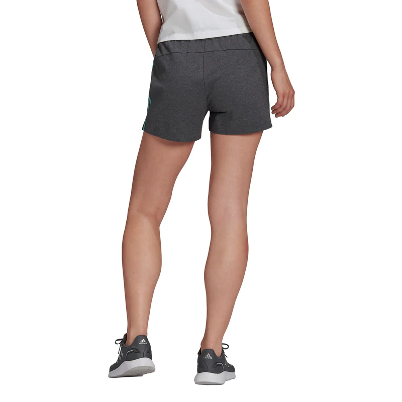 Adidas Womens Essentials Slim 3-Stripes Shorts - Image 3