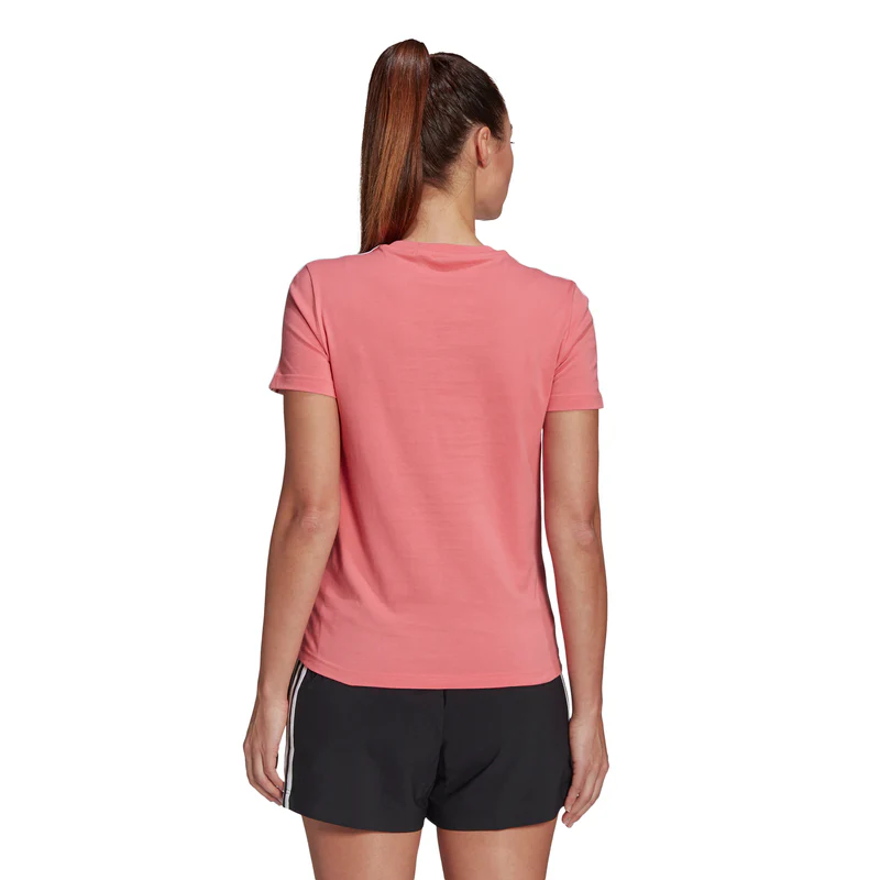 ADIDAS WOMENS LOUNGEWEAR ESSENTIALS SLIM TEE - Image 3