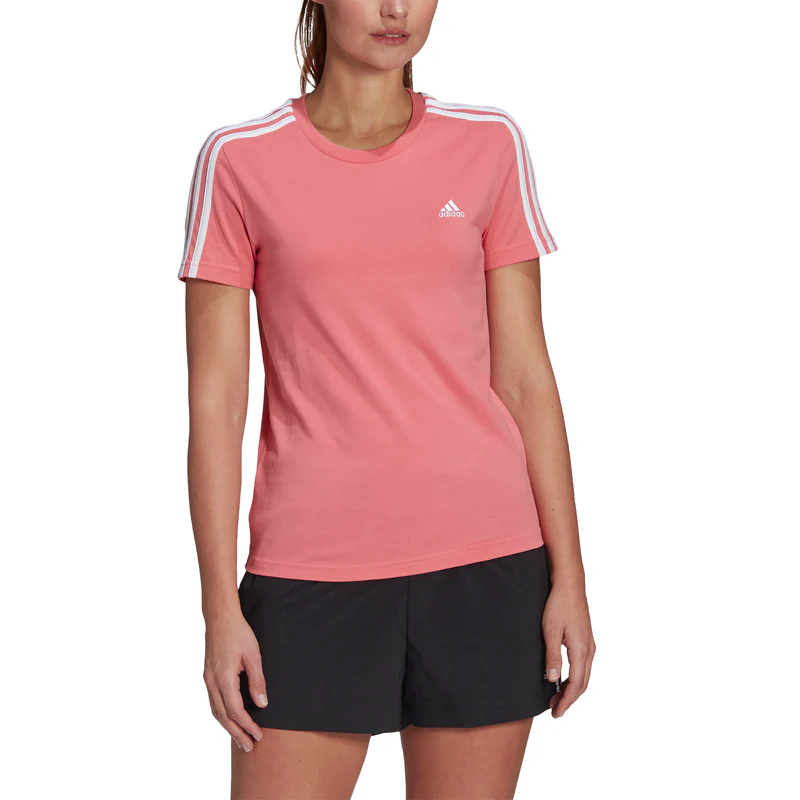 ADIDAS WOMENS LOUNGEWEAR ESSENTIALS SLIM TEE - Image 6