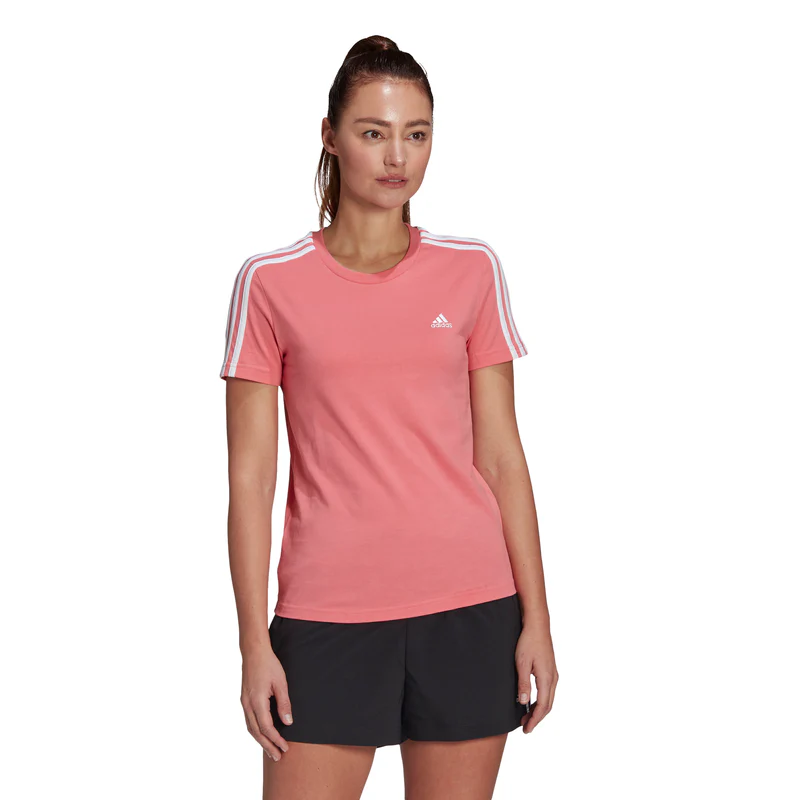 ADIDAS WOMENS LOUNGEWEAR ESSENTIALS SLIM TEE - Image 7