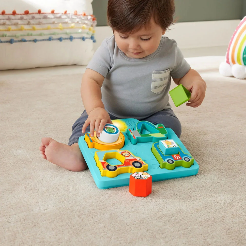 Fisher Price Shapes and Sounds Vehicle Puzzle - Image 4